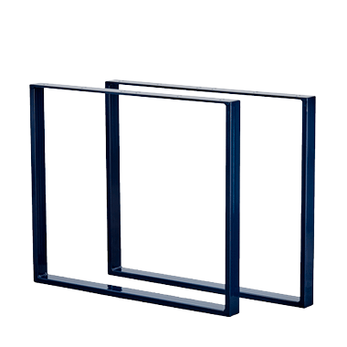 Midnight Blue u-shaped bordben i metal.